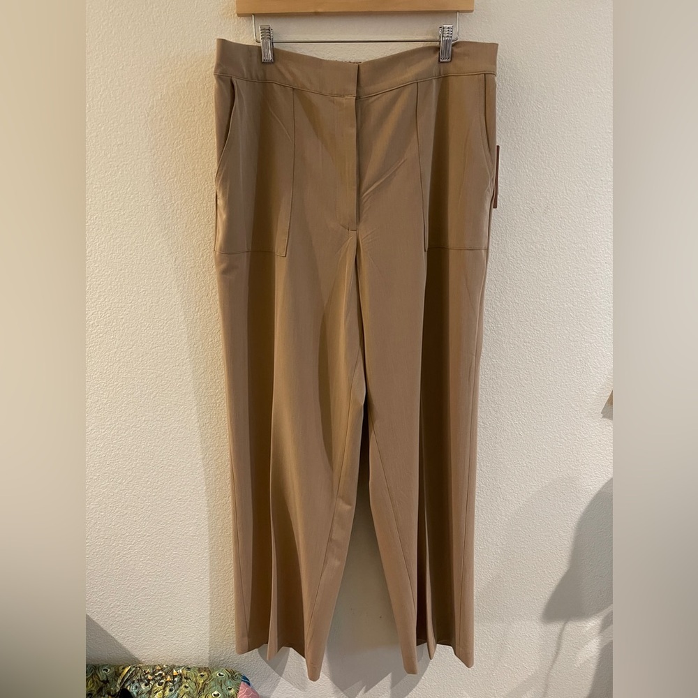 Halogen Elastic Waist Tan Dress Pants